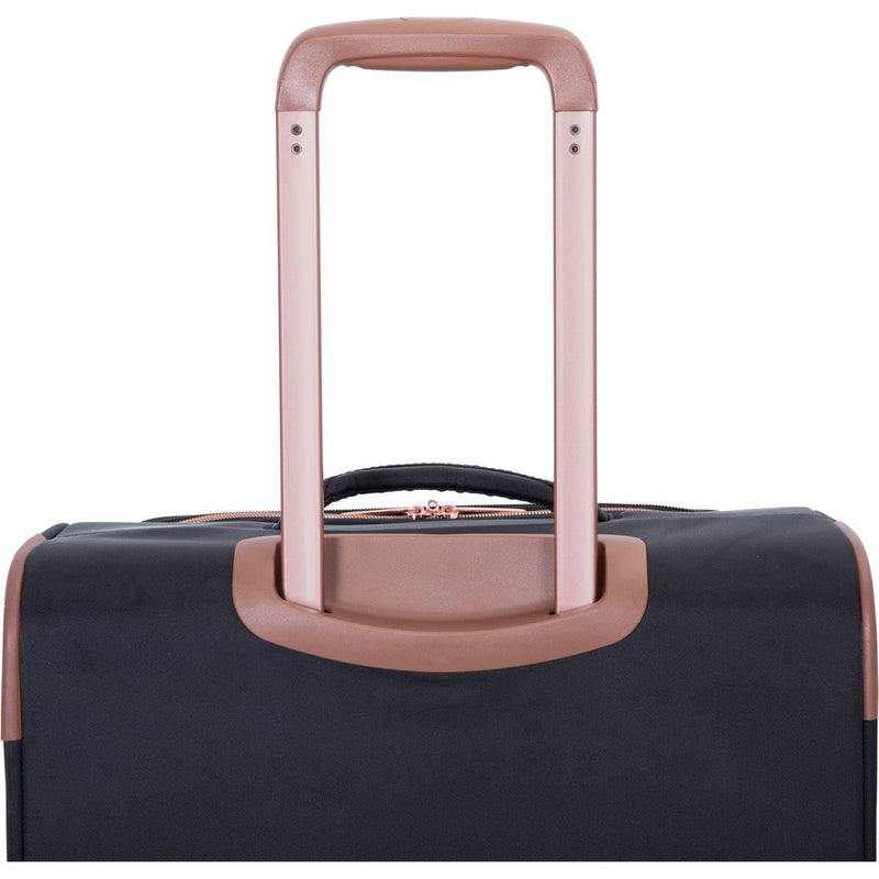 4-Piece Set (16/20/24/28), Softshell Suitcase Spinner Wheels Terylene Luggage Sets Carry On Suitcase Luggage Lightweight Durable Suitcase Black