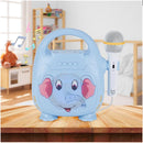 Singimals Kids Karaoke Speaker with Microphone - Unleash Your Child's Inner Superstar, Bluetooth v5.1, 12H Playtime, 5W Speaker, Multicolor LED Lighting, Elliot The Elephant by TinyTreasures Baby Boutique
