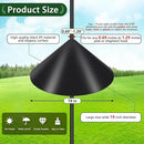 Gtongoko 19 Inch Squirrel Baffle for Bird Feeder Pole Squirrel Guards for Shepherds Hook Stopper for Bird Feeders Black 2 Pack by GreenHaven Gardens