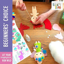 CRAFTILOO Fairy Sewing Kits for Little Girls 5 Easy Projects for Childrens Kid Crafts Make Your Own Felt Pillow Plush Craft Kit My First Sewing Kit Learn to Sew by TinyTreasures Baby Boutique