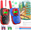 Vvinca Walkie Talkies for Kids Rechargeable, Spider Toys for Ages 3 4 5 6 7 8 9 10 Boys Girls Christmas Birthday Gifts for 3-12 Year Old, 2 Way Radio 22 CH VOX Long Range Walkie Talkie with Flashlight by TinyTreasures Baby Boutique