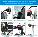 Accmor Stroller Cup Holder, Universal Cup Holder with Silicone Gooseneck Arm, Bike Cup Holder, 360° Rotatable Large Caliber Drinks Holder for Stroller, Bike, Wheelchair, Walker by TinyTreasures Baby Boutique