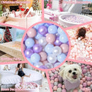 GOGOSO Ball Pits Balls for Toddlers Pack of 50 100 200 Plastics Shape Ball Non-Phthalate Non-BPA Non-Toxic 2.2-Inch Crush Proof Play Balls by TinyTreasures Baby Boutique