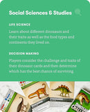 SimplyFun Dinosaur Challenge - Learn About Dinosaurs and Situational Analysis - Engaging and Educational Kids Card Game - 2 to 4 Players - Ages 7 & Up by TinyTreasures Baby Boutique