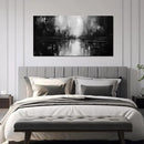 TYTAUPT Abstract Canvas Wall Art For Living Room Black and White Wall Art For Office Bedroom Wall Decor 24 x 48 Inch by CozyNest Decor