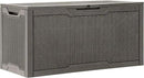 YITAHOME 100 Gallon Outdoor Storage Box, Large Water Resistant Resin Deck Box, Indoor Outdoor Lockable Storage Container for Patio, Garden, Cushions, Tools, Equipment (Taupe) by CozyNest Decor