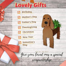 Brown Cocker Spaniel Dog Planter Plant Pots,Cute Garden Dog Flower Planter,Dog Planters Birthday Gifts for Women,Office,Indoor/Outdoor Decor（9.45 * 9.17 * 13.39in）