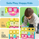 PicassoTiles Magnet Tiles Building Block Travel Size Magnetic Marble Run Construction Toy Set Mini Diamond Marble Racetrack Building Blocks Playset Education STEM Learning Kit Boy Girl 3+ PTMG45 by TinyTreasures Baby Boutique