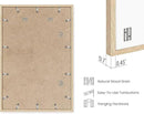 Haus and Hues 24"x36" Beige Oak Wood Frames Set of 6 - 24x36 Natural Wood Frames for Posters, 24x36 Frame Wood, 24x36 Poster Frames for Wall, 24x36 Frame Light Wood, Picture Frames 24x36 Picture Frame 24x36 Wood Frame 24x36 (Beige Oak) by CozyNest Decor