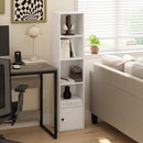Furinno Luder Shelf Bookcase with 1 Door Storage Cabinet, White by TinyTreasures Baby Boutique