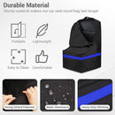 Car Seat Travel Bag - Padded, Comfortable, Durable, Roomy Gate Check Carseat Cover Backpack Fits 3-in-1，Convertible, Booster & Infant Car Seats for Airplane, Airport, Blue by TinyTreasures Baby Boutique