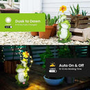 GIGALUMI Solar Garden Statues Loving Frog Garden Decor Figurine Lights for Outside, Yard Decorations Outdoor Patio Decor, Gardening Gifts for Women by GreenHaven Gardens