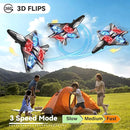 4DRC V31 Foam RC Planes Remote Control Airplanes for Kids Adults 4-7 8-16, Remote Control Planes Fighter Jet with Light, 360° Flip Fighter Jet Toy, Gravity Sensing, Stunt Roll, Gifts for Kids Boys by TinyTreasures Baby Boutique