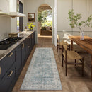 Machine Washable Rug Runners for Hallways: 2'6"x8' Kitchen Rugs Stain Resistant Non Slip Low Pile Soft Boho Carpet Runners for Hallways Bedroom Entryway Indoor Beside Bathroom Farmhouse by TinyTreasures Baby Boutique