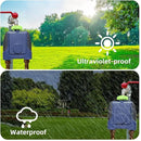2 Outlet Garden Automatic Water Timer Digital Electronic Solenoid Valve Sprinkler Timer Waterproof Controller System Blue by GreenHaven Gardens