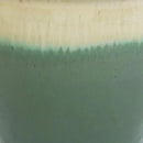 Sunnydaze Studio Large Ceramic Plant Pot - Round Outdoor Glazed Ceramic Planter Pot with Drainage - Seafoam - 14.5" by GreenHaven Gardens