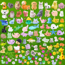 150 Pcs Mini Resin Animals Miniature Animal Figurines Tiny Resin Animals Mini Animals Small Animals Figures Bulk for Fairy Garden Décor Micro Landscape Ornaments Dollhouse Craft Accessories by GreenHaven Gardens