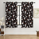 Kids Space Rocket Blackout Curtains - 100% Blackout, Thermal Insulated, Noise Reducing, Perfect for Kids Room and Nursery, 2 Panels (Blast-Off Moon Mission, W52×L63) by TinyTreasures Baby Boutique