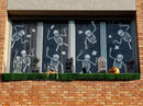 Halloween Window Skeleton Clings – 8 Sheets of Extra Large Cute and Scary Skeletons, Ghosts, and Bats for Home, School, Car Windows, Office, and Party Decor by CozyNest Decor
