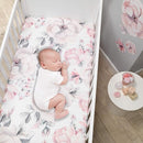 Lambs & Ivy Signature Botanical Baby Watercolor Floral 4-Piece Crib Bedding Set by TinyTreasures Baby Boutique