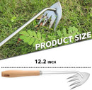 Japanese Weed Puller Tool Garden Tools Hand Weeder Tools - Gardening Hand Tools Weed Remover Tool for Vegetable Gardening Backyard Farm Planting & Weeding Removal Quick Work by GreenHaven Gardens