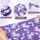 Shappy 2 Pcs Large Travel Laundry Bag Washable Waterproof Wet Dry Large Dirty Clothes Bag Bathing Workout(Unicorn) by TinyTreasures Baby Boutique