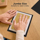 1-Pack Inkless Baby Hand and Footprint Kit - Mess Free Ink Pad for Newborn Keepsake, Dog Nose & Paw Print Kit, Clean Touch Ink Pad for Baby Hand & Footprints, Ideal New Mom Gifts (Gold, Jumbo) by TinyTreasures Baby Boutique