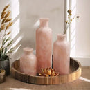 Resin 3 Piece Vase Set, Farmhouse Decor, Home Decorative Vase, Vases for Your Kitchen, Bedroom, Office, Living Room, Bathroom, & Shelf Centerpiece Table Decorations, Pink by GreenHaven Gardens