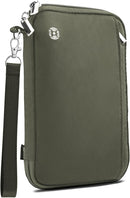 WALNEW Passport Holder for Travel Family, RFID-Blocking Travel Wallet Holder for 6 Passports, Water Resistant Bag Document Organizer for Cards, Cash, Boarding Passes, Tickets (Gray) by TinyTreasures Baby Boutique