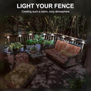 SOLPEX Solar Fence Lights, 6 LEDs Solar Lights Outdoor Waterproof Solar Powered for Deck, Stair, Front Porch, Balcony, Walkway, Garden, Yard, Patio, Pool Decor, IP65 Waterproof (16 Pack, Cold White) by GreenHaven Gardens