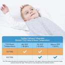 TotAha Toddler Sleep Sack 1.0 TOG for 2T-3T-4T, Soft Wearable Blanket Baby Sleep Bag with 2-Way Safe Zippers,Fluffy Extra Large Sleeping Sacks, Grey by TinyTreasures Baby Boutique