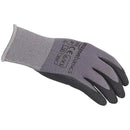 Amazon Basics Micro-Foam Nitrile Coated Work Gloves, Nylon Liner Fiber, Touch Screen, Grey, Size 6/XS, 12-Pair by GreenHaven Gardens