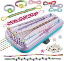 Chilpals Friendship Bracelet Making Kit for Girls,Arts and Crafts for Kids Ages 8-12,Birthday Gifts Ideas for Girl 7 8 9 10 11 Year Old - 2 in 1 Bracelets String Maker Toys Set (Purple) by TinyTreasures Baby Boutique
