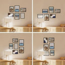 HAUS AND HUES Black Oak Wood Gallery Wall Tabletop Frames Made with Real American Oak and Shatter-free Plexiglass - Set of 6 (Four 4x6, Two 5x7, Framed Black) by CozyNest Decor
