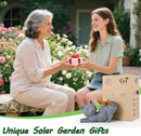 Solar Cat Garden Statue with Glowing Butterfly, Outdoor Resin Cat Figurine with Solar Light, Waterproof Yard Decor for Patio, Lawn, Porch, and Unique Garden Gifts for Cats Lovers by CozyNest Decor