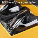 Crystal Whiskey Glasses Set of 2 (11 Oz), Old Fashioned Glass Packaged in Sturdy Gift Box, Unique Gifts for Men, Twisted Style Bourbon Glass Cocktail Glasses, Dad Gifts for Birthday by CozyNest Decor
