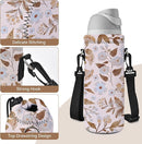 RICHEN Neoprene Water Bottle Carrier Bag with Adjustable Shoulder Strap,Insulated Water Bottle Cover for Stainless Steel/Glass/Plastic Bottles by TinyTreasures Baby Boutique
