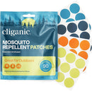 Cliganic Mosquito Repellent Stickers (90 Pack) - Patches for Kids & Adults, Natural DEET-Free, Citronella Essential Oil Infused by TinyTreasures Baby Boutique