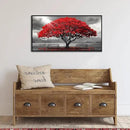 AJAZIKO Red Wall Art - Modern Framed Wall Art for Living Room - Red Tree Black and White Landscape Canvas Prints Posters & Prints for Home Office Bedroom Decorations - Large Wall Pictures 20×40IN by CozyNest Decor