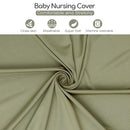 Nursing Cover & Baby Nursing Poncho,Multi Use Breastfeeding Cover for CarSeat Canopy, High Seat Cover, Stroller Cover, Shopping Cart Cover,Nursing Scarf for Boy and Girl by Kefee Kol (Green) by TinyTreasures Baby Boutique
