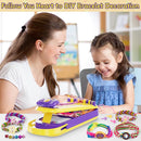 Friendship Bracelet Making Kit for Girls - DIY Bracelets Maker Art and Craft Kits for Kids - Jewelry String braiding Set Toys for Age 6 7 8 9 10 11 12 Year Old Girl Christmas Birthday Gifts - Yellow by TinyTreasures Baby Boutique
