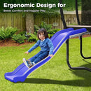 Plastic Trampoline Slide for 8-16FT, Heavy Duty Outdoor Slide for Trampoline, Safe Trampoline Ladder for Kids 6+, 220 LBs Capacity, Blue by TinyTreasures Baby Boutique