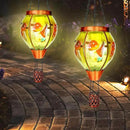 4 Pack Solar Hot Air Balloon Lantern with Flame， Mushroom Gnome Glass Solar Hanging Lanterns Outdoor for Outside Garden Patio Tree Porch Yard, Mushroom Gifts for Women Grandma Mom - Mushroom by GreenHaven Gardens