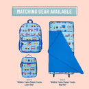 Wildkin ECO rPET Kids Backpack – Recycled, Padded, Adjustable for School & Travel – Trains, Planes & Trucks by TinyTreasures Baby Boutique