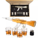 Gun Whiskey Decanter Set - SKF1801 - 8 Bullet Whiskey Chillers