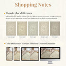 LIVEBOX Washable Area Rug 6x9 Rugs for Living Room Dining Room Under Table, Non-Slip Boho Neutral Carpet for Bedroom, Low-Pile Farmhouse Soft Carpets for Nursery Room Playroom, Tan by TinyTreasures Baby Boutique