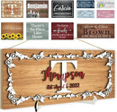 Custom Wood Sign Prsonalized Text Business 3D Home Decor, Personalized Rustic Plaque Board Hanging Wooden Name Sign for Wall Art, Customized Signs Plank Decoration Gifts for Wedding Family Farmhouse Kitchen, Rectangle by CozyNest Decor