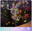 Solar Garden Lights Outdoor, 2 Pack New Sunflower Light for Outside, Solar Willow Vine Light with 46 LED Sunflowers, Waterproof Decor for Yard, Patio, Pathway, Gardening Gifts (2Pack Butterfly) by GreenHaven Gardens