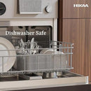 HIKAA Premium Silverware Set, Stainless Steel Flatware Set with Wide-Based Handles for Comfort & Durability, Forks & Spoons Cutlery Silverware Set (40PCS) by CozyNest Decor