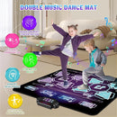 Toys Double Dance Mat for Kids, Boys & Girls Toys Ages 3 4 5 6 7 8+ Year Old Gifts Ideas for Electronic Dance Challenge Palymat, Single & Double Player Game Modes, Easter Gifts for Boys Girls by TinyTreasures Baby Boutique